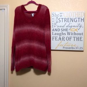 Red sweater